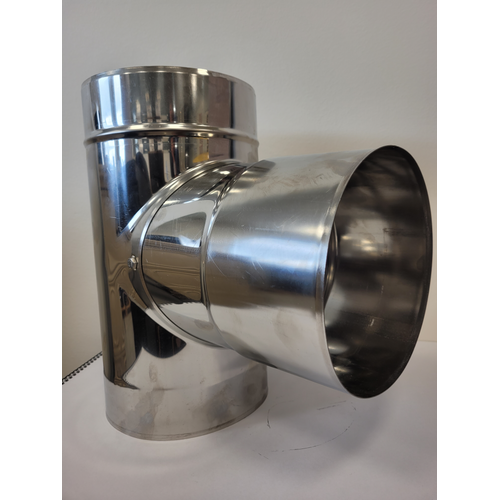 Zväčšený obrázok ku produktu T-kus 0,6 mm vložkovací 180/90°, nerez antikoro 1.4404