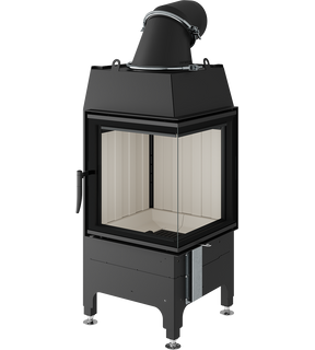 Obrázok ku produktu Krbová vložka Mini 2R 51, Linear 4S štandard, jednoduché presklenie, pravé (pánty vpravo)