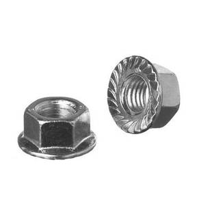 Obrázok ku produktu Matica M12x1,50 DIN 6923 10 µLZn límec s ozubením