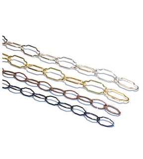 Obrázok ku produktu Reťaz 2,3 ozdobná lustrová, čierna pozinkovaná