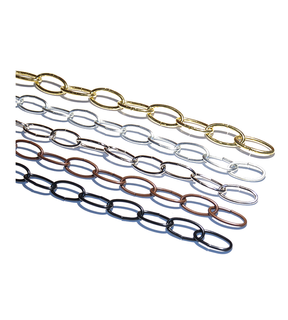 Obrázok ku produktu Reťaz 3,0 ozdobná, oválna pomosadzená