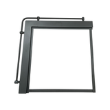 Obrázok ku produktu Rám sporákový 630x630 mm s madlom a prekrytím, čierna