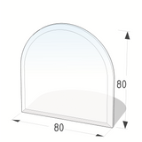 Obrázok ku produktu Sklo pod kachle s fazetou 20 mm 800x800x8 mm, 21.02.897.2