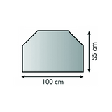 Obrázok ku produktu Sklo pod kachle s fazetou 20 mm 1000x550x6 mm, 21.02.871.2