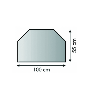 Obrázok ku produktu Sklo pod kachle s fazetou 20 mm 1000x550x6 mm, 21.02.871.2