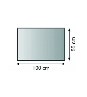 Obrázok ku produktu Sklo pod kachle s fazetou 20 mm 1000x550x6 mm, 21.02.870.2