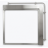 Obrázok ku produktu Rám sporákový 630x630 mm, antikoro nerez