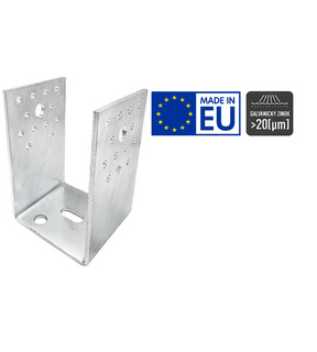 Obrázok ku produktu U bez roxora 140x120/4 v=125 US140 bez prelisu, široké Zn