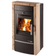 Obrázok ku produktu Teplovodné krbové kachle Visby s výmenníkom, čierna/Woodstone Prestige, HAAS+SOHN