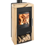 Obrázok ku produktu Krbové kachle Pinerolo, čierna/Woodstone Prestige, HAAS+SOHN