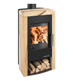 Obrázok ku produktu Krbové kachle Pinerolo, čierna/Woodstone Prestige, HAAS+SOHN