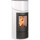 Obrázok ku produktu Peletové krbové kachle HSP 7 II grande RLU, biely komaxit, HAAS+SOHN