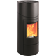 Obrázok ku produktu Peletové krbové kachle HSP 7 II grande RLU, čierna, HAAS+SOHN