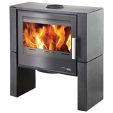 Obrázok ku produktu Kachle Dale, čierna/kachľový obklad antracit metallic, HAAS+SOHN