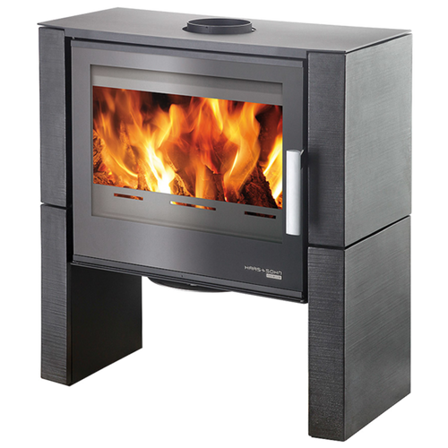 Zväčšený obrázok ku produktu Kachle Dale, čierna/kachľový obklad antracit metallic, HAAS+SOHN
