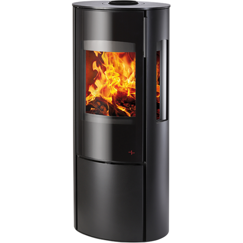 Zväčšený obrázok ku produktu Krbové kachle Fenix 3-stranne presklené, čierna, HAAS+SOHN