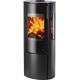 Obrázok ku produktu Krbové kachle Fenix 3-stranne presklené, čierna, HAAS+SOHN