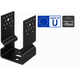 Obrázok ku produktu U bez roxora 120x120/4 v=150 UZS120C s prelisom, široké, čierne