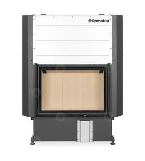 Obrázok ku produktu Krbová vložka IMPRESSION 2G L 80.60.01 so žltou spaľovacou komorou, výsuvnými dvierkami a dvojitým presklením, ROMOTOP