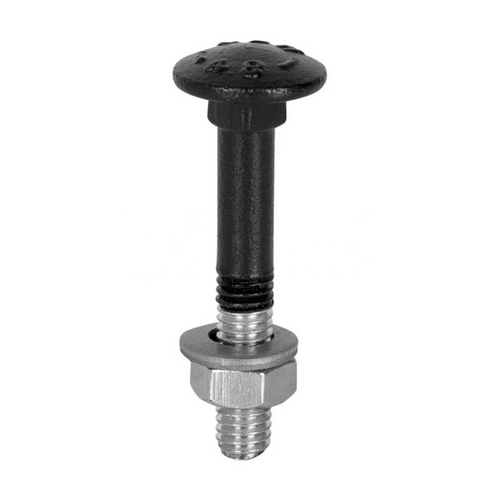 Zväčšený obrázok ku produktu Blister M8x60 DIN 603 4.8 čierny Zn /4ks/