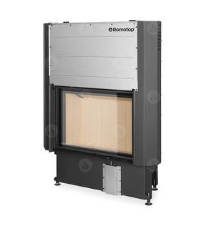 Obrázok ku produktu Krbová vložka IMPRESSION 2G L 80.60.01 s čiernou spaľovacou komorou, výsuvnými dvierkami a dvojitým presklením, ROMOTOP