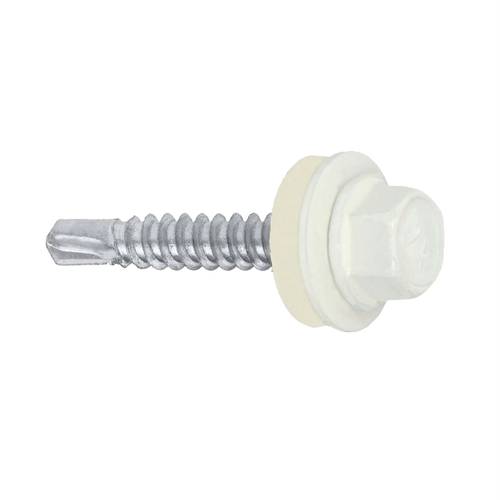 Zväčšený obrázok ku produktu Sam. 4,8x25 WF TEX 3mm + EPDM RAL 9010 biela