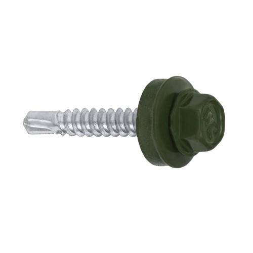 Zväčšený obrázok ku produktu Sam. 4,8x35 WF TEX 3mm + EPDM RAL 6020 chrómovo zelená