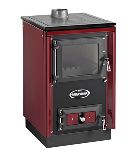 Obrázok ku produktu Sporák Sofia VSP 9114, chrómové doplnky, farba bordó, KVS MORAVIA