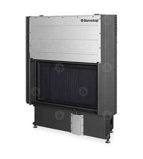 Obrázok ku produktu Krbová vložka IMPRESSION 2G L 93.60.01 s čiernou spaľovacou komorou, výsuvnými dvierkami a dvojitým presklením, ROMOTOP