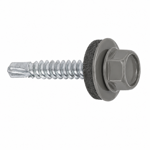 Zväčšený obrázok ku produktu Sam. 4,8x19 WF TEX 3mm + EPDM RAL 9007 sivý hliník