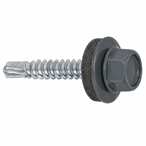 Zväčšený obrázok ku produktu Sam. 4,8x19 WF TEX 3mm + EPDM RAL 7011 oceľovo šedá