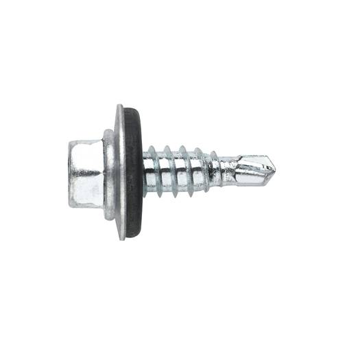 Zväčšený obrázok ku produktu Samorezka 6,3x38 DIN 7504K RE+EPDM16 Zn reduk.vrták
