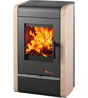 Obrázok ku produktu Krbové kachle Avesta II, čierna/Woodstone Prestige, FOXMARK