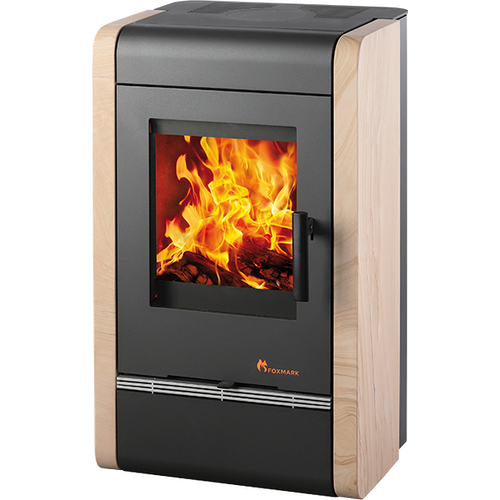 Zväčšený obrázok ku produktu Krbové kachle Avesta II, čierna/Woodstone Prestige, FOXMARK
