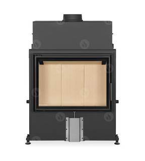 Obrázok ku produktu Krbová vložka IMPRESSION 2G 80.60.01 so žltou spaľovacou komorou, otváraním dvierok do strany a dvojitým presklením, ROMOTOP