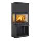 Obrázok ku produktu Liatinové krbové kachle F 520 HT BP, čierny lak, JOTUL