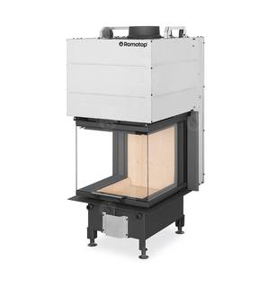 Obrázok ku produktu Krbová vložka HEAT U 3G L 50.52.50.21 trojstranná s výsuvnými dvierkami, deleným sklom, ROMOTOP