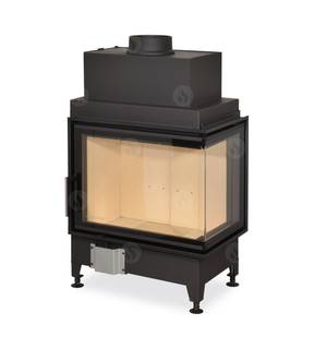 Obrázok ku produktu Krbová vložka HEAT L 2G S 65.51.40.21 rohová ľavá s otváraním dvierok do strany a ohýbaným sklom, ROMOTOP